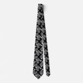 Marching Baritone Crosshatch Stropdas (Voorkant)