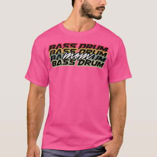 Marching Bass Drum Band Mama Retro T-shirt