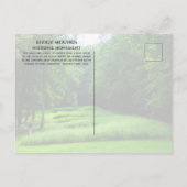 Marching Beer Mounds Group, Summer, Effigy Mounds Briefkaart (Achterkant)