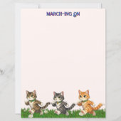 Marching Cats Stationery (Voorkant)