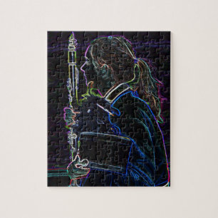Marching Clarinetist Puzzle Legpuzzel