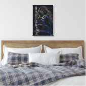 Marching Clarinetist Wrapped Canvas Afdruk (Insitu (Slaapkamer))