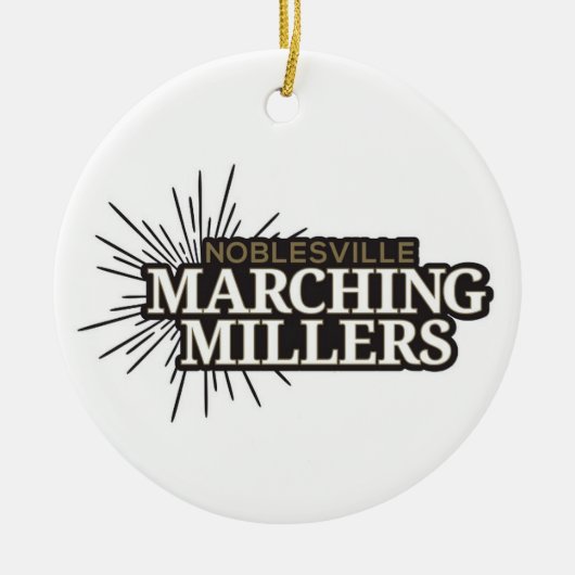 Marching Millers Round Ornament (Voorkant)
