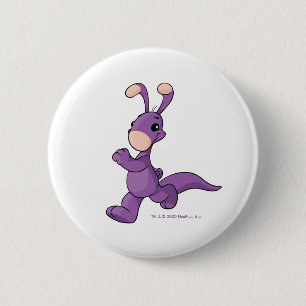 Marching paarse Blumaroo Ronde Button 5,7 Cm