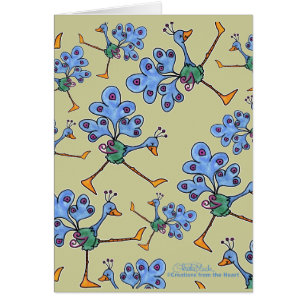 Marching Peacock collage