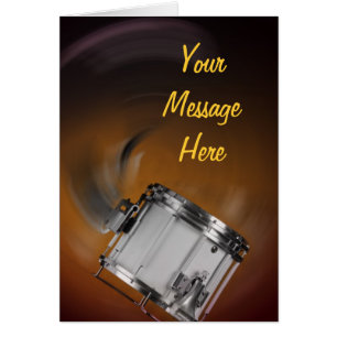 Marching Snare Drum on Gold