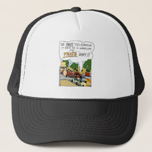 Marchingband levert grappige onconventionele carto trucker pet