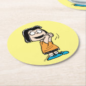 Marcie Clapping Ronde Kartonnen Onderzetter (Gebogen)