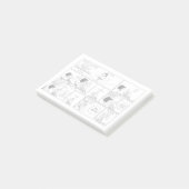 Marcie & Peppermint Patty in het klaslokaal Post-it® Notes (Schuin)