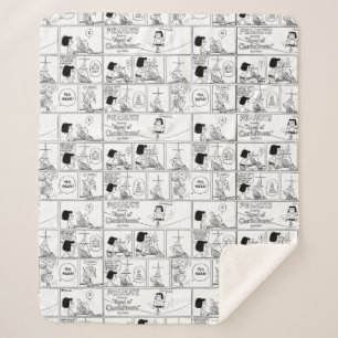 Marcie & Peppermint Patty in het klaslokaal Sherpa Deken