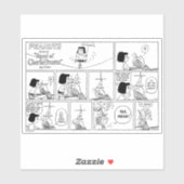 Marcie & Peppermint Patty in het klaslokaal Sticker (Vel)