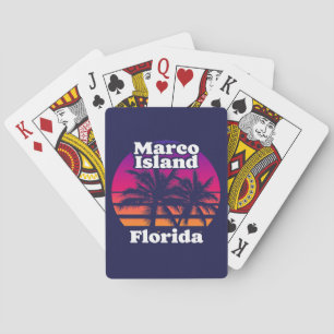  Marco Island Beach Florida Pokerkaarten