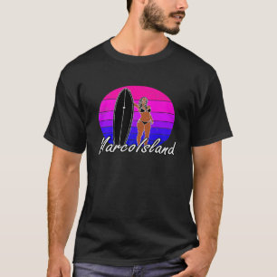Marco Island CA Surfer Surfen Kleding Mannen Vrouw T-shirt