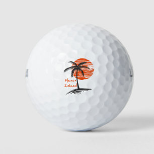 Marco Island Florida Palmenboom Golfballen