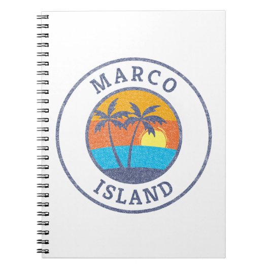 Marco Island, Floride Carnet de style classique dé (Devant)