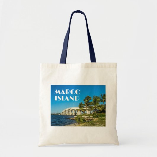 Marco Island Naples Florida Bridge Foto Tote Bag (Voorkant)