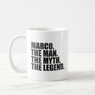 Marco naam, Marco De Man De Mythe De Legende Koffiemok