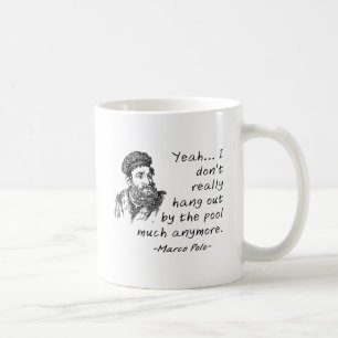 Marco Polo door de Pool Funny Mug Koffiemok