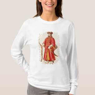 Marco Polo gekleed in Tartar costume
