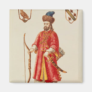 Marco Polo gekleed in Tartar costume Magneet