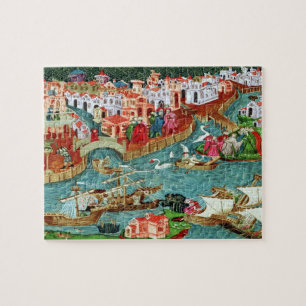 Marco Polo met la voile 8x10 Puzzle photo avec Tin