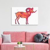 Marco polo-schaap canvas afdruk (Insitu (Woonkamer))