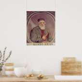 Marco Polo uit de "Sala del Mappamondo" Poster (Keuken)