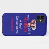 Marco RUBIO 2016 Case-Mate iPhone Case (Achterkant (horizontaal))