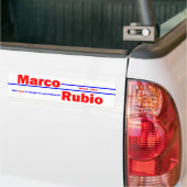 Marco Rubio 3 Bumpersticker (Op Truck)