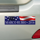 Marco Rubio President in 2016 Bumpersticker (Op auto)