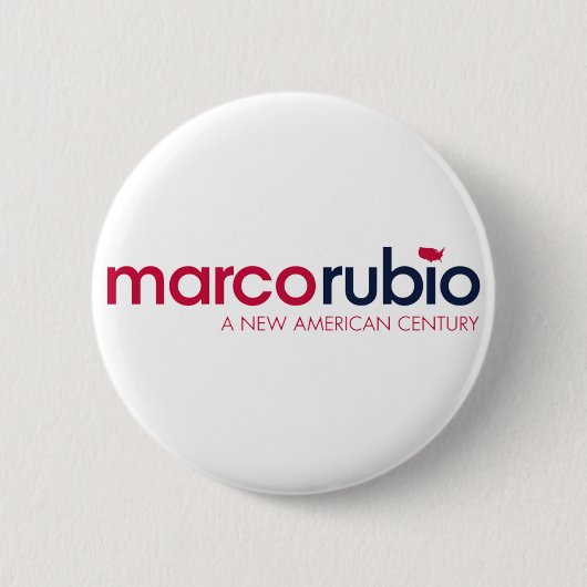 MARCO RUBIO voor de BUTTON President 2016 (Voorkant)