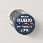 Marco Rubio voor president 2016 Ronde Button 3,2 Cm (Voorkant /achterkant)