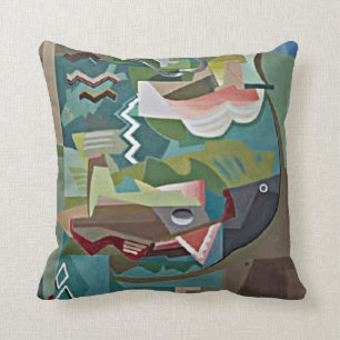 Marcoussis: La Table-illustratie Kussen