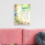 Marcus 11:24 Christelijke Waterverf Afbeelding Canvas Afdruk (Insitu (Woonkamer))