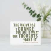 Marcus Aurelius Antoninus Quote Briefkaart (Staand voorkant)