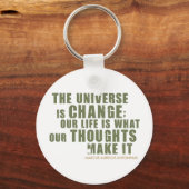 Marcus Aurelius Antoninus Quote Sleutelhanger (Voorkant)