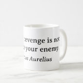 Marcus Aurelius Beste Wraakcitaat Koffiemok (Voorkant rechts)