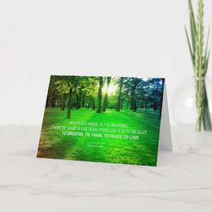 Marcus Aurelius Levens inspirerende quote natuur Kaart