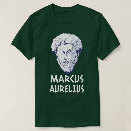 Marcus Aurelius Marcus Romeins keizer filosoof T-shirt (Design voorkant)