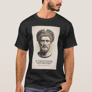 Marcus Aurelius Meditaties Citaat Illustratie Kuns T-shirt