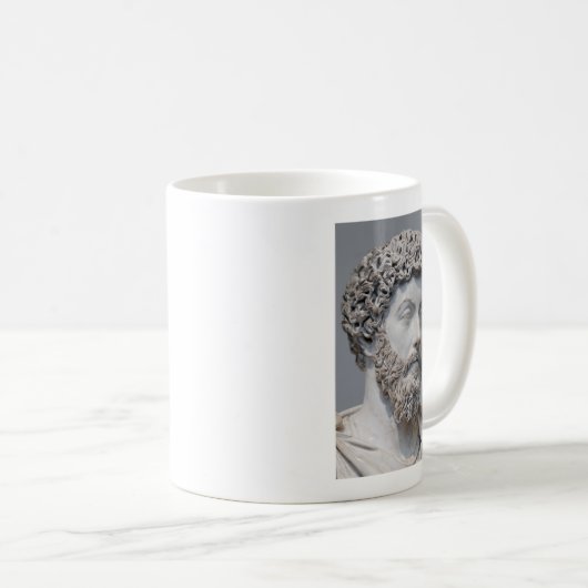 Marcus Aurelius mok koffie (Voorkant rechts)