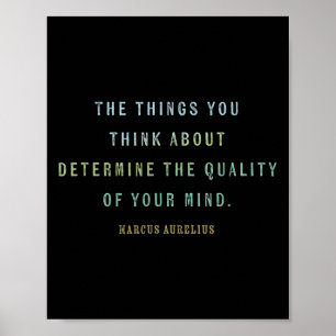 Marcus Aurelius, Motivatie denkwijze Poster