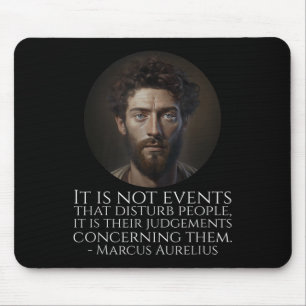 Marcus Aurelius - Oude Romeinse stoïcijnse filosof Muismat