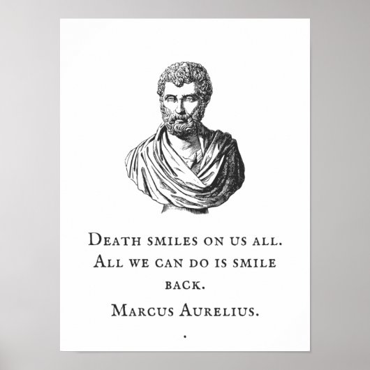 Marcus Aurelius Poster (Voorkant)