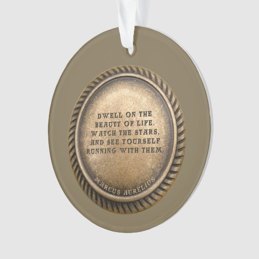 Marcus Aurelius Quote Dwell over de schoonheid van Ornament (voorkant)