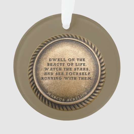 Marcus Aurelius Quote Dwell over de schoonheid van Ornament (voorkant)