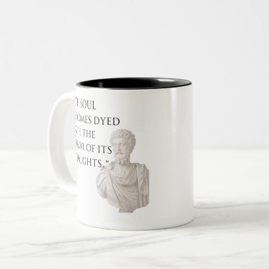 Marcus Aurelius Quote Mug (Devant gauche)