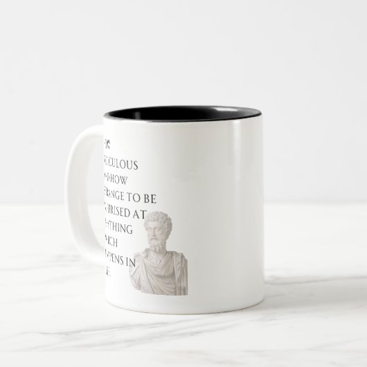 Marcus Aurelius Quote Mug (Devant gauche)