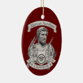 Marcus Aurelius Romeins keizer Keramisch Ornament (Rechts)