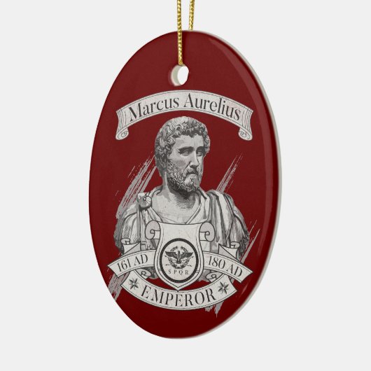 Marcus Aurelius Romeins keizer Keramisch Ornament (Links)